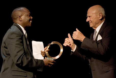 The Goldman Prize is awarded to Hammer Simwinga